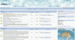 Desktop Screenshot of forum.weatherzone.com.au