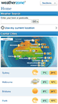 Mobile Screenshot of m.weatherzone.com.au